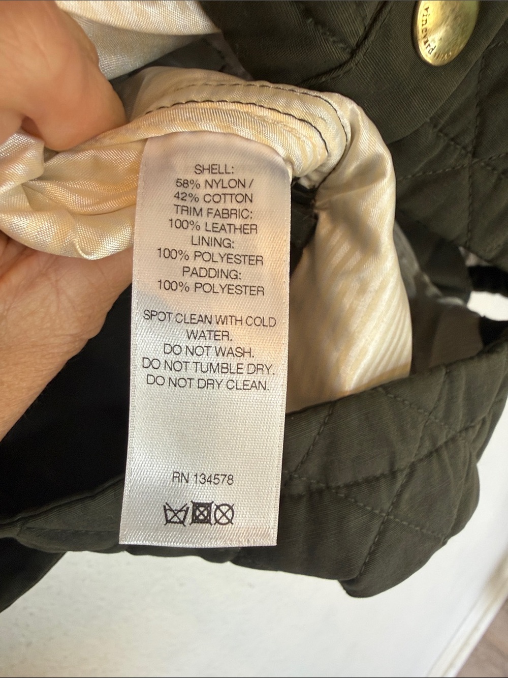 Vineyard Vines Suede Yoke Quilted Hunting Vest Small - Picture 5 of 8